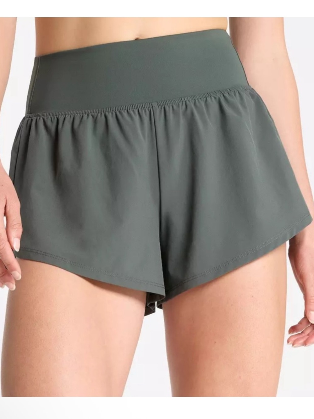 NWT DSG Dicks Sporting Goods Green Stride High Rise Short Size XL